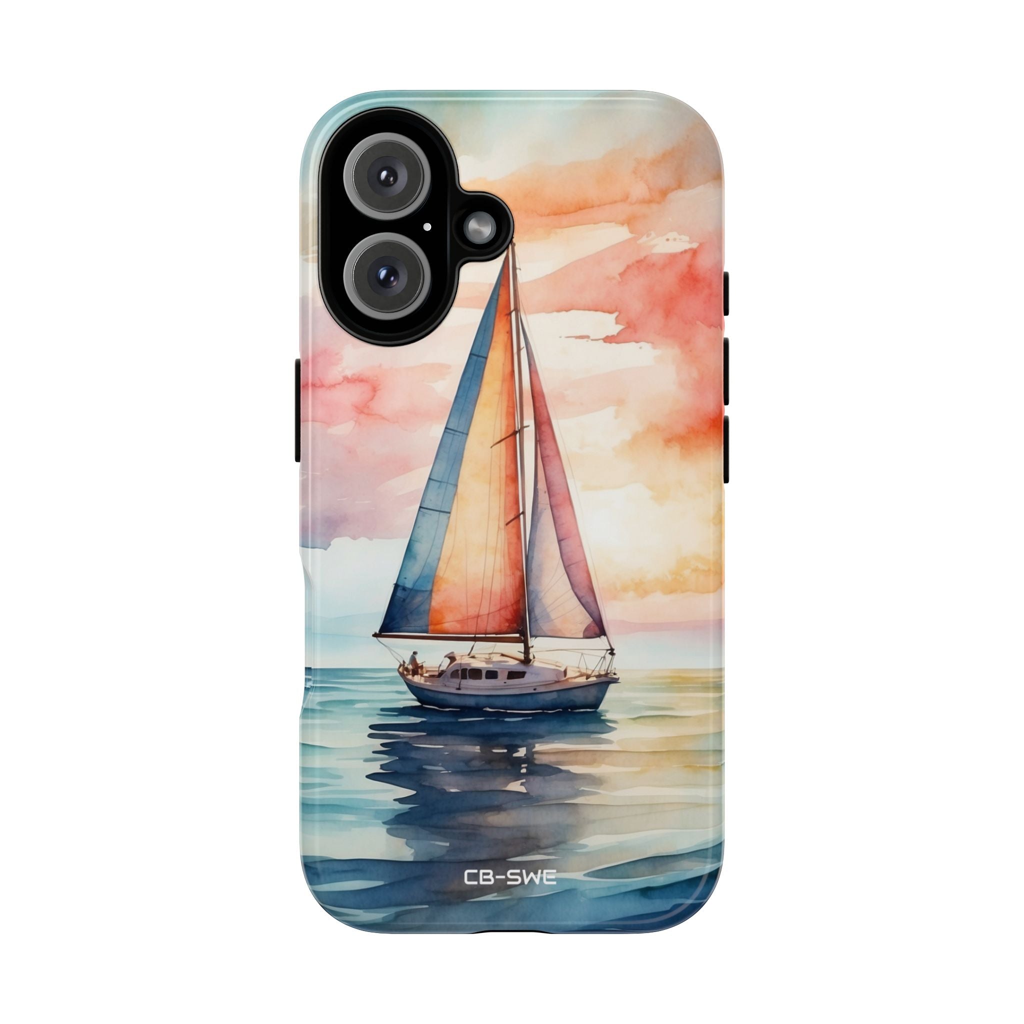 Sailboat Glides Calm - iPhone Case