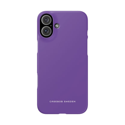 Blue Violet iPhone 16 - Slim Phone Case