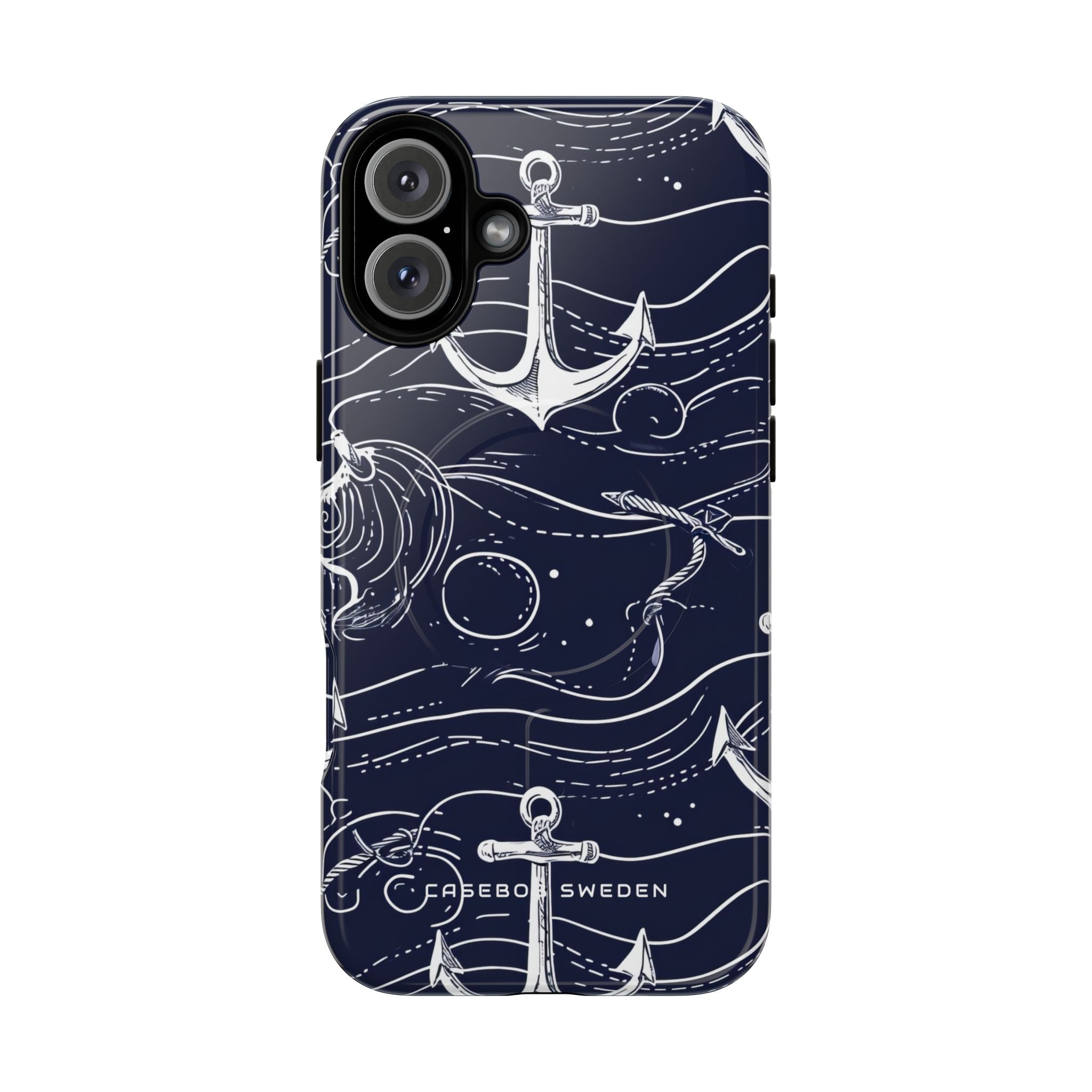 Gradient Anchorflow Waves iPhone 16 | Tough+ Phone Case