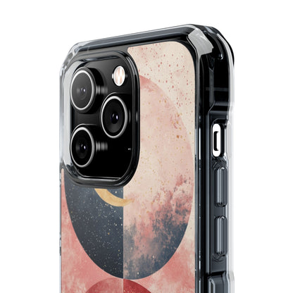 Golden Crescent Circles iPhone 14 Pro Case - Impact