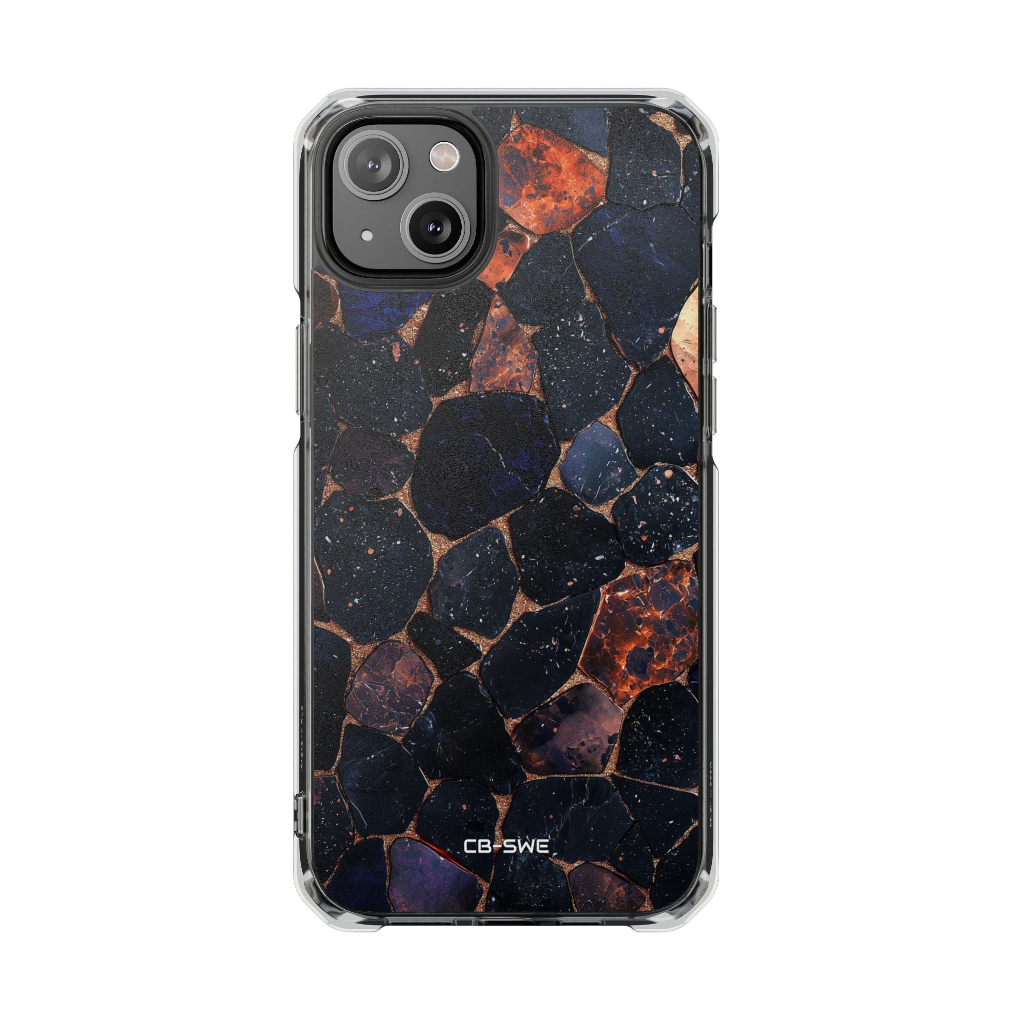 Shimmering Earth Fragments iPhone Case - Impact