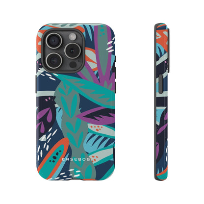 Tropical Leaf Moz - Protective Phone Case