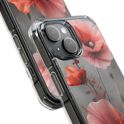 Ethereal Floral Elegance iPhone 15 - Clear Impact Phone Case