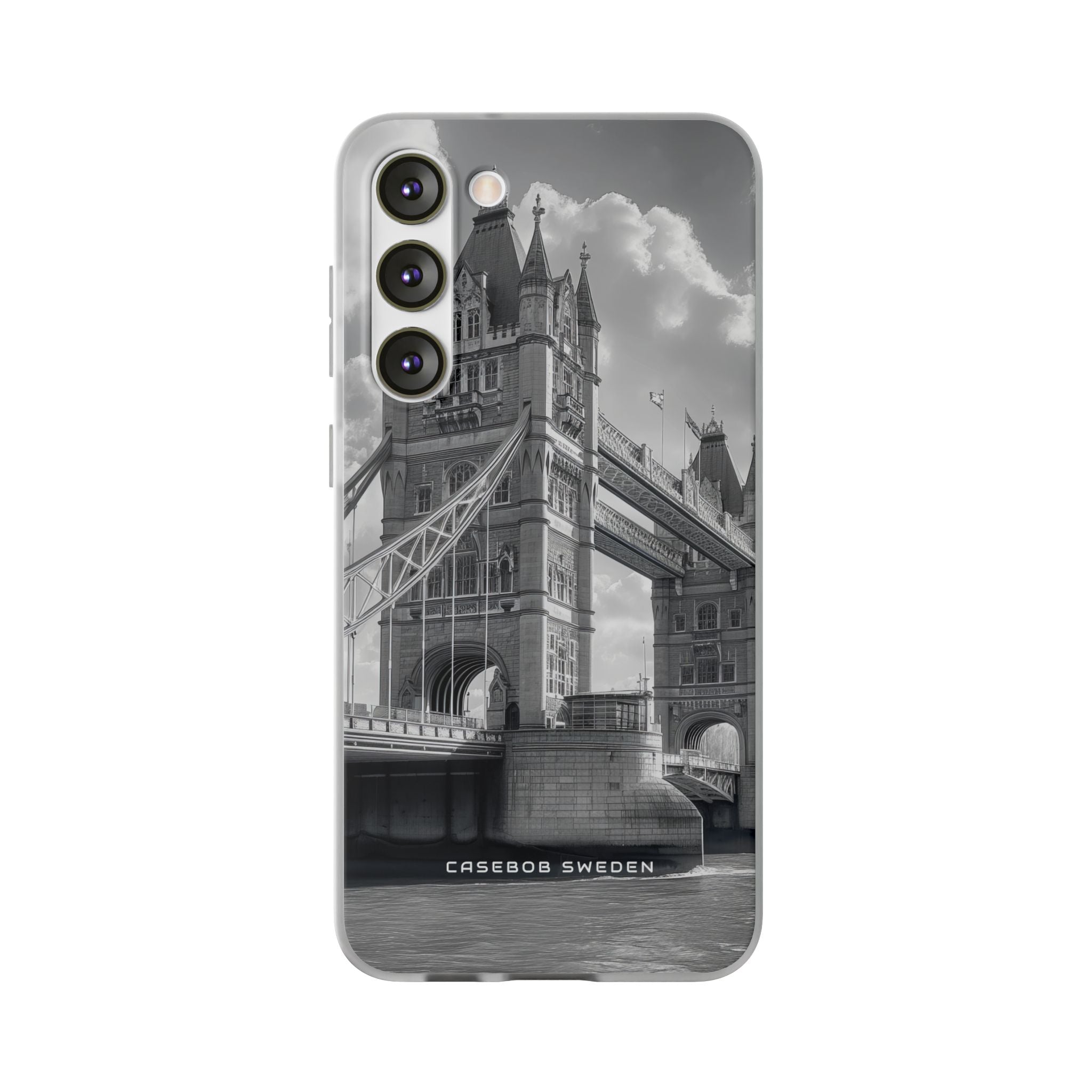 Tower Bridge Monochrome Architecture Study Samsung S23 - Flexi Phone Case