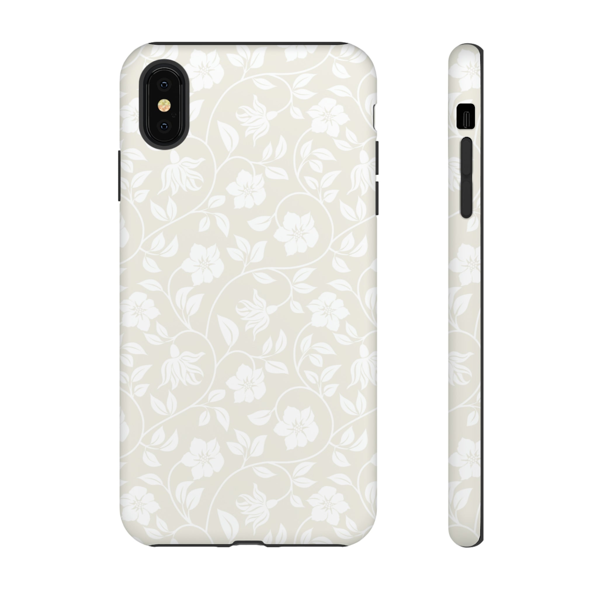 Light Color Floral iPhone case - Protective Phone Case