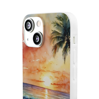 Sunset Palm iPhone 13 mini Case - Soft