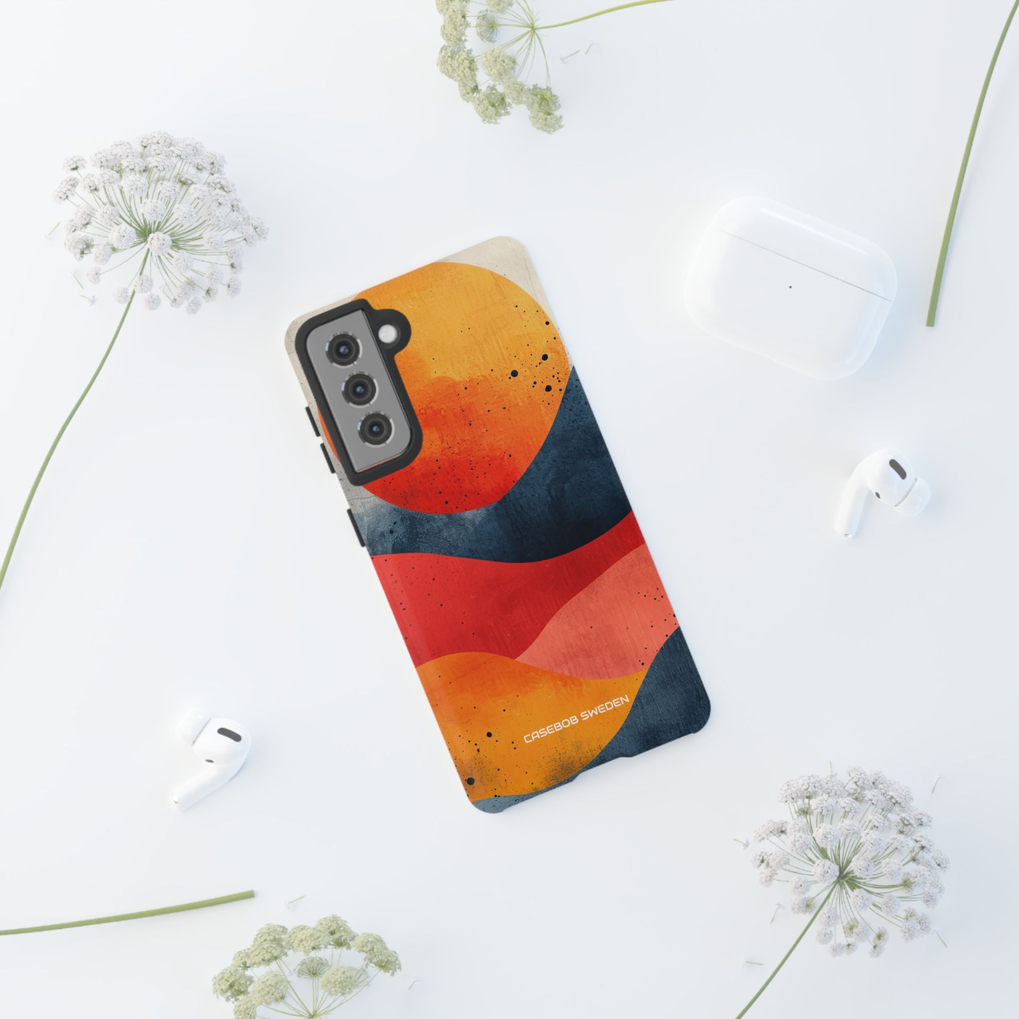 Sunburst Waves - Tough Samsung S21 Phone Case