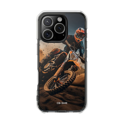 Rider Amidst Desert Fury iPhone Case - Impact