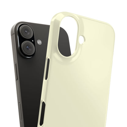 Pastel Yellow - Slim iPhone 16 Phone Case