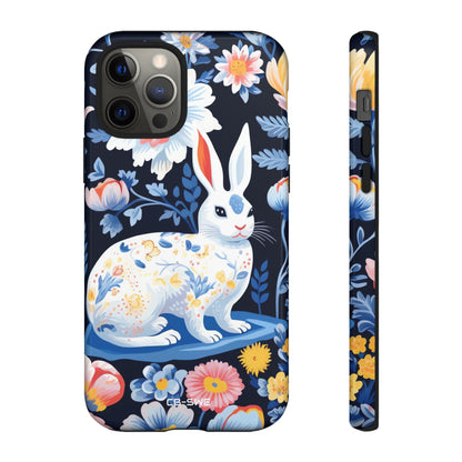 Floral Rabbit Dances - iPhone Case