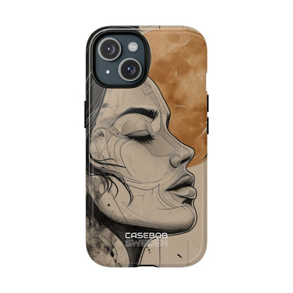 Moonlit Face Flow iPhone 15 - Tough+