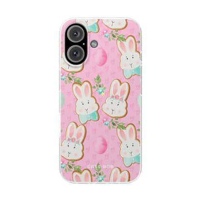 Bunny Blossom iPhone 16 Case - Soft