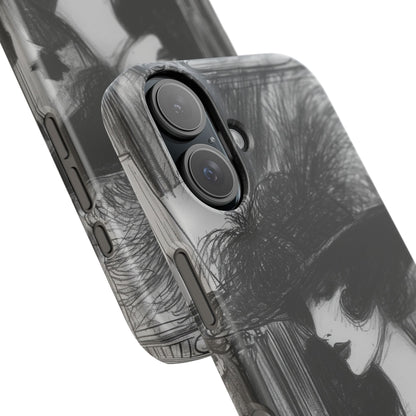 Timeless Elegance in Monochrome iPhone 16 - Slim Phone Case