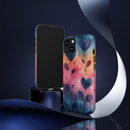 Heartfelt Pastel Mosaic - Protective Phone Case