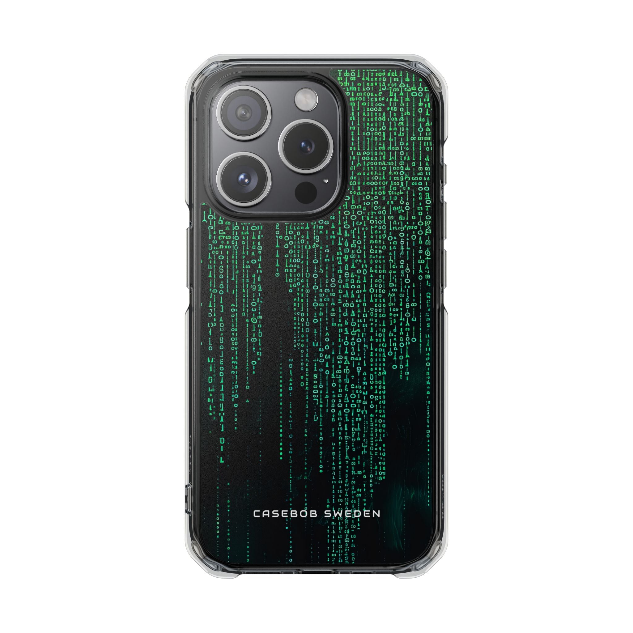 Matrix Gradient Flow iPhone 15 - Clear Impact Phone Case