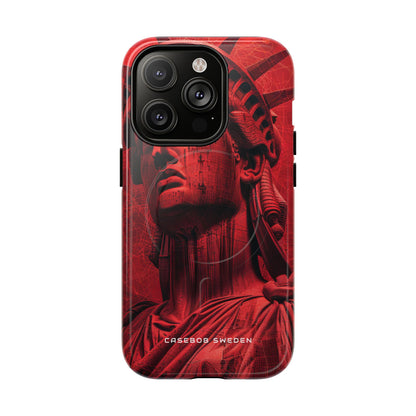 Zen Red Liberty Vision iPhone 14 | Tough+ Phone Case