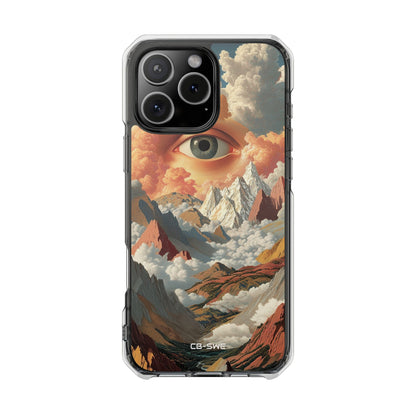 Eye Reflects Mountains iPhone Case - Impact