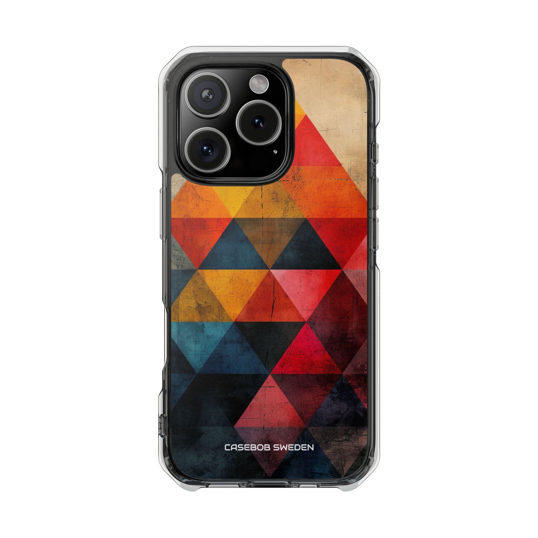 Geometric Energy - Clear Impact iPhone 16 Phone Case