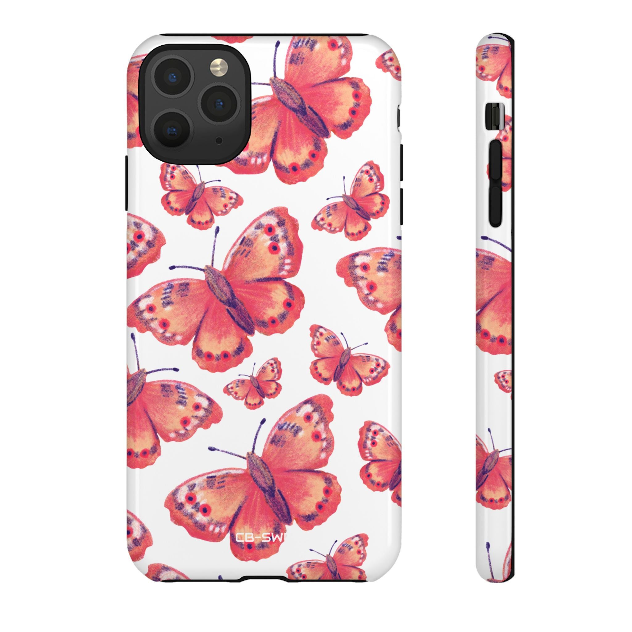 Vibrant Butterfly Dance - iPhone Case