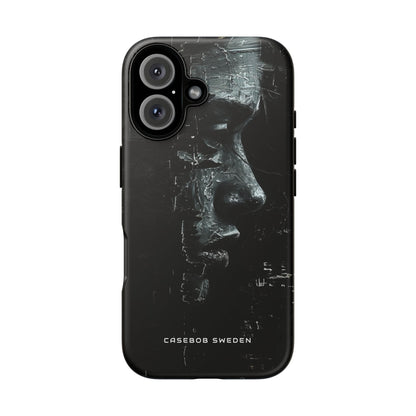 Monochrome Bloom iPhone 16 - Tough Phone Case