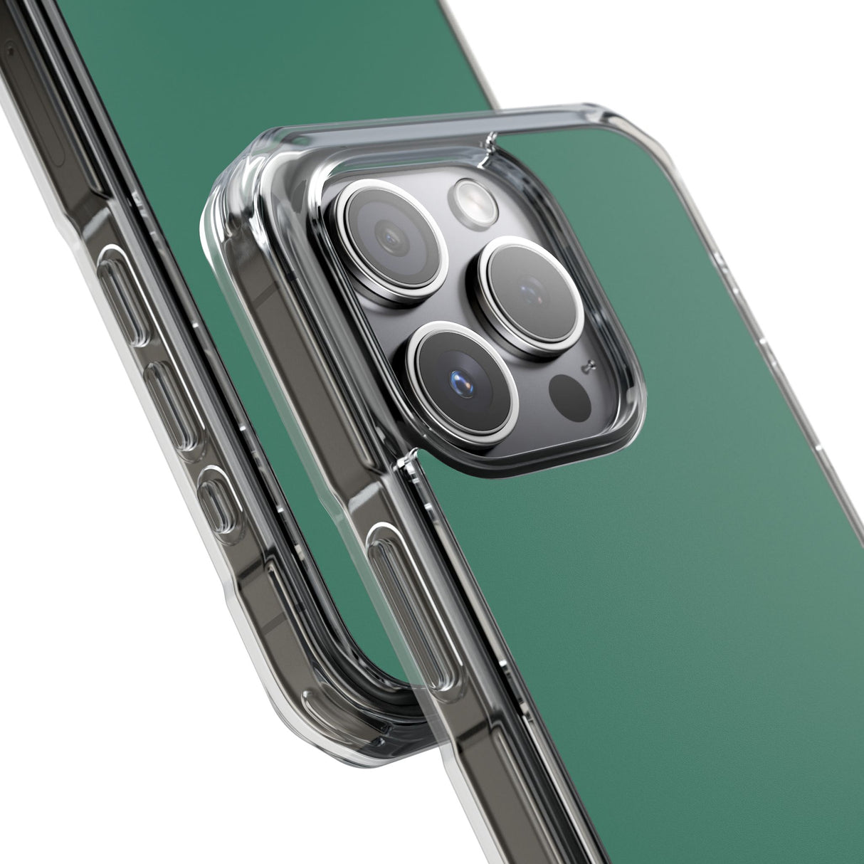 Viridiangrün | Handyhülle für iPhone (Clear Impact Case – magnetisch)