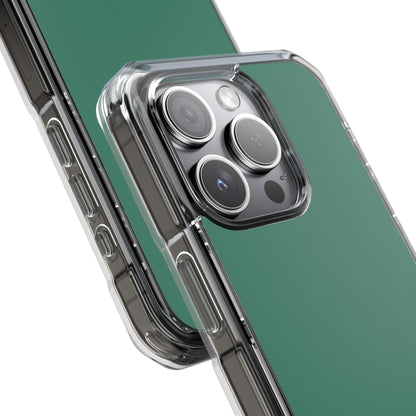 Viridian Green - Clear Impact Case for iPhone