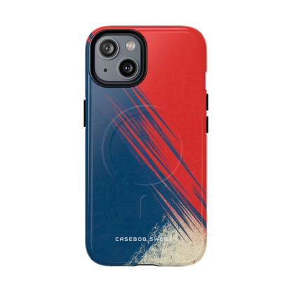 Vintage Brushstroke Harmony iPhone 14 | Tough+ Phone Case