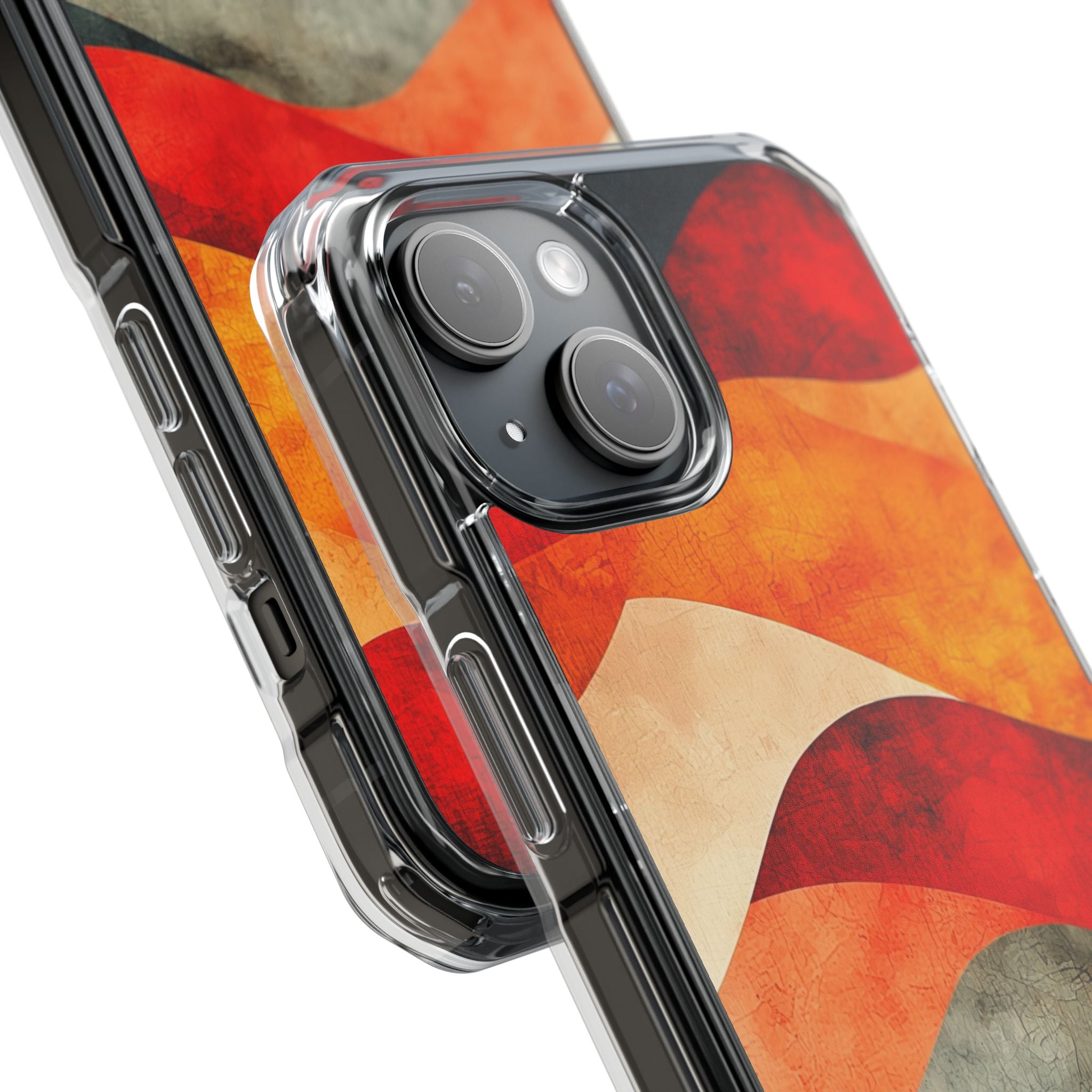 Cracked Wave Layers iPhone 15 Case - Impact