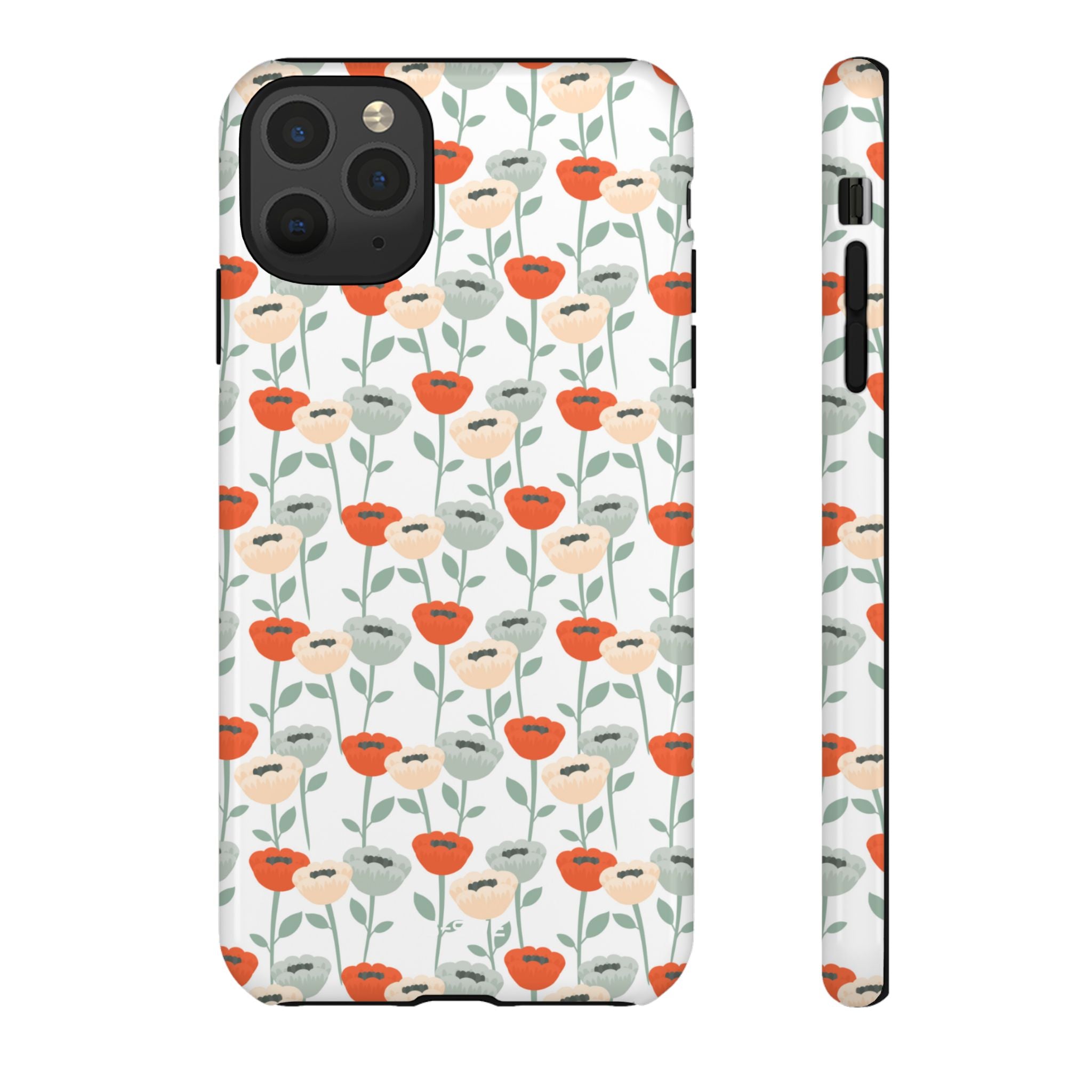 Minimalist Floral Elegance - iPhone Case