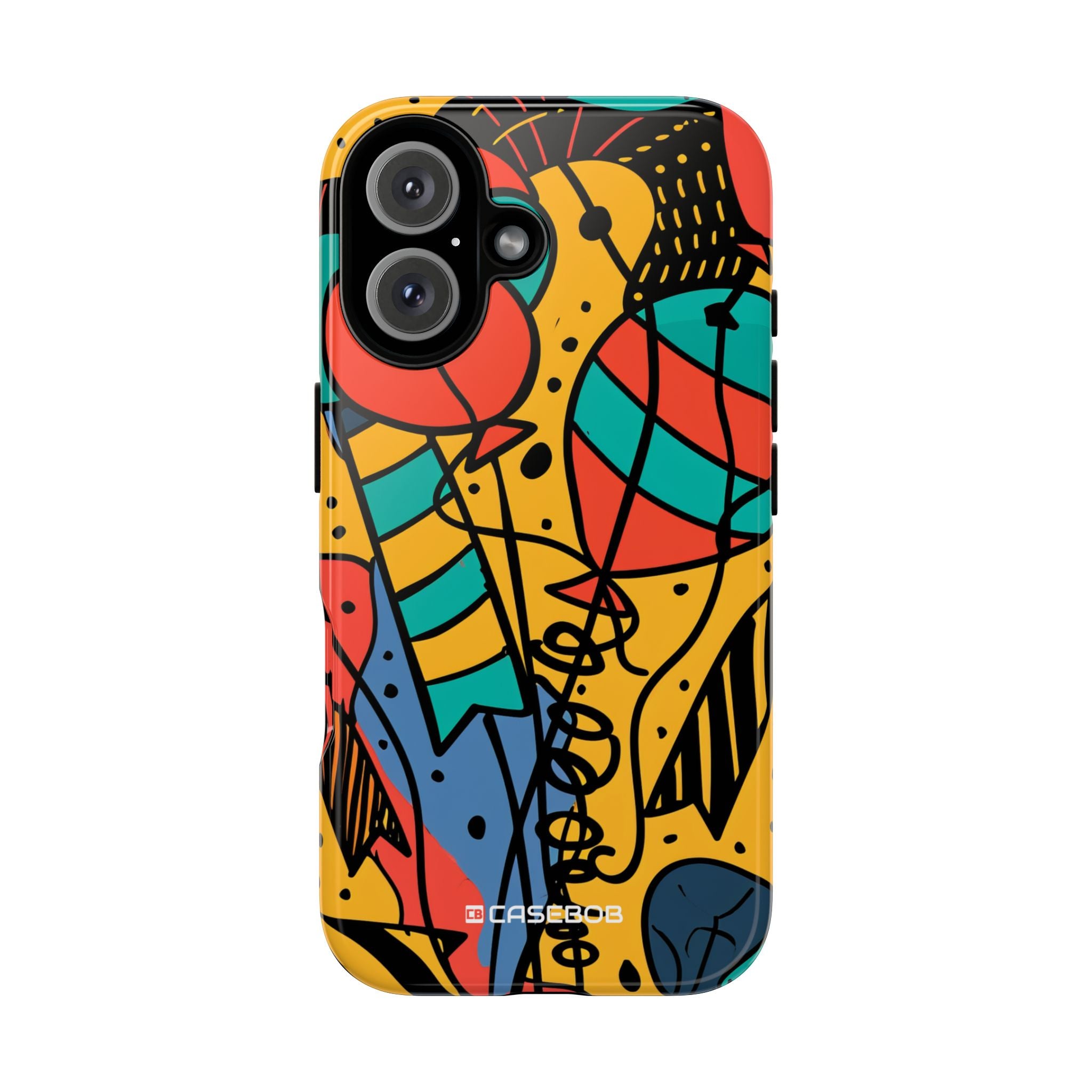 Joyful Whimsy in Vibrant Yellow - for iPhone 16