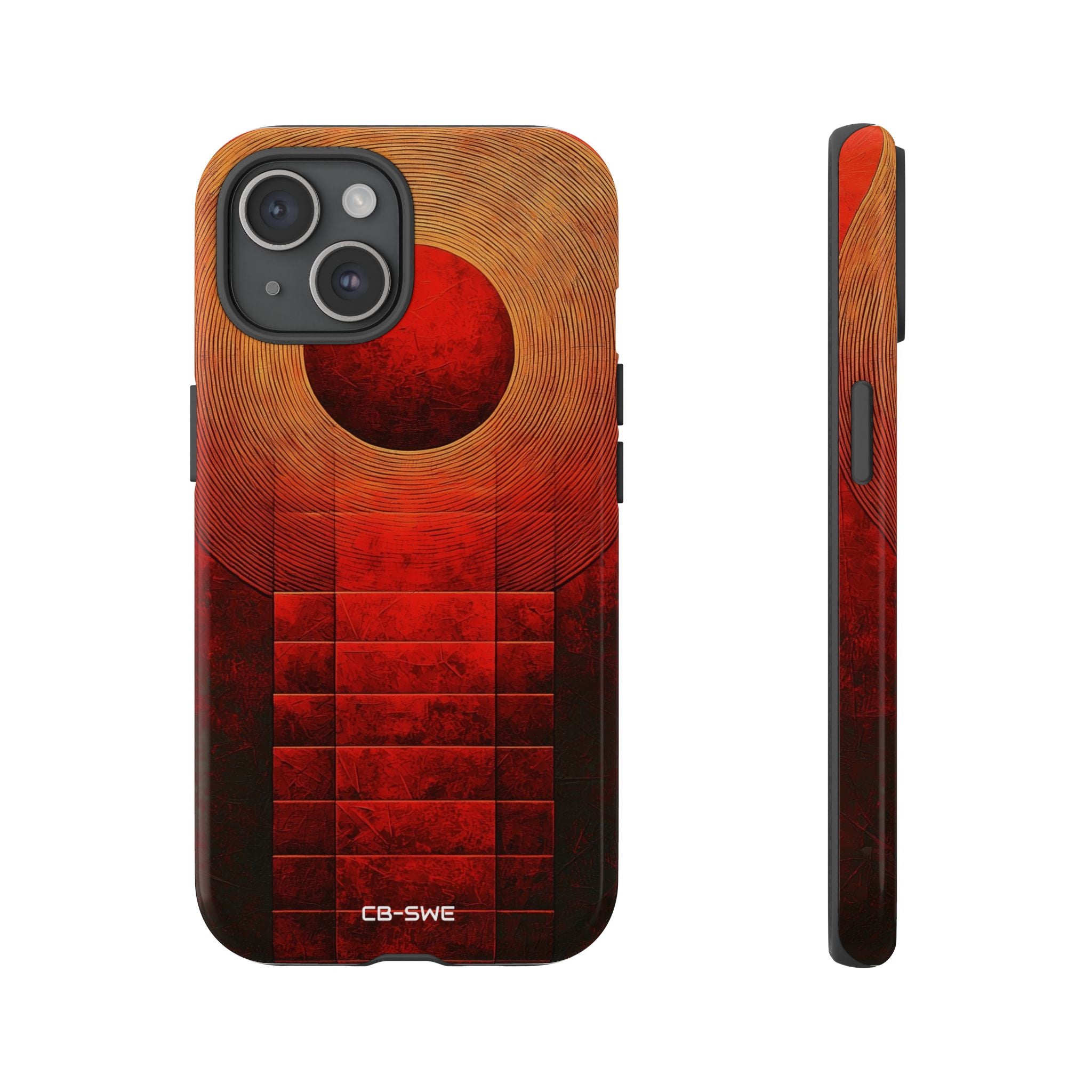 Circular Convergence Glows - iPhone Case