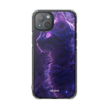 Mystical Starlit Cat iPhone Case - Impact
