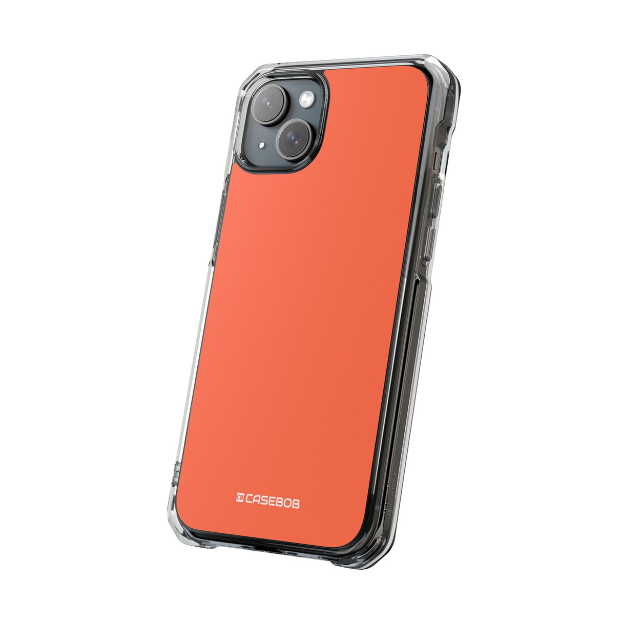 Outrageous Orange | Handyhülle für iPhone (Clear Impact Case – magnetisch) 