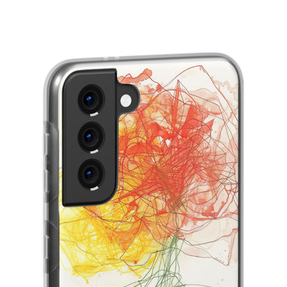 Fiery Blossom | Flexible Phone Case for Samsung Galaxy