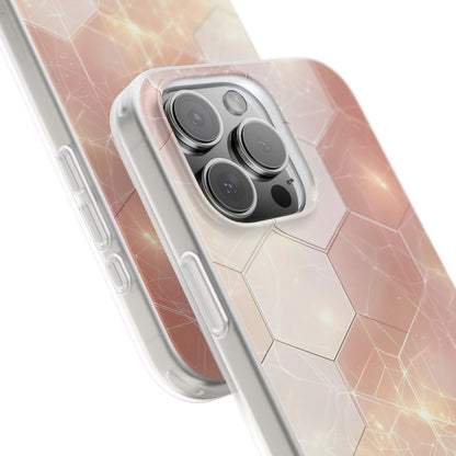 Honeycomb Glow iPhone 16 Pro Max Case - Soft