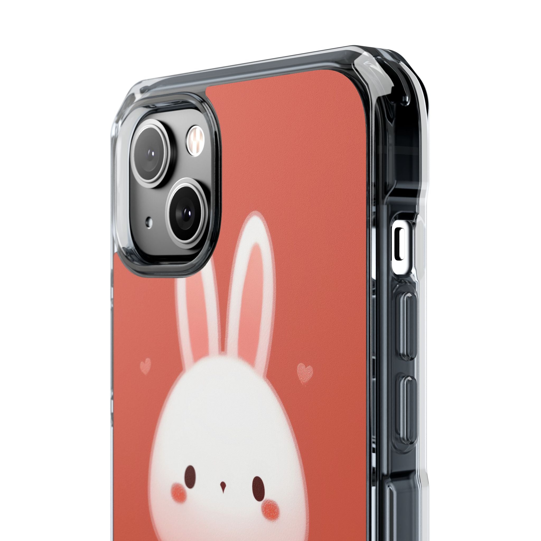 Bunny Holds Heart iPhone Case - Impact