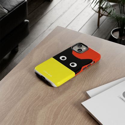 Peekaboo Cat Crimson iPhone 14 Case - Tough