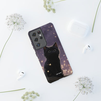 Whimsical Cat Soars - Samsung Case