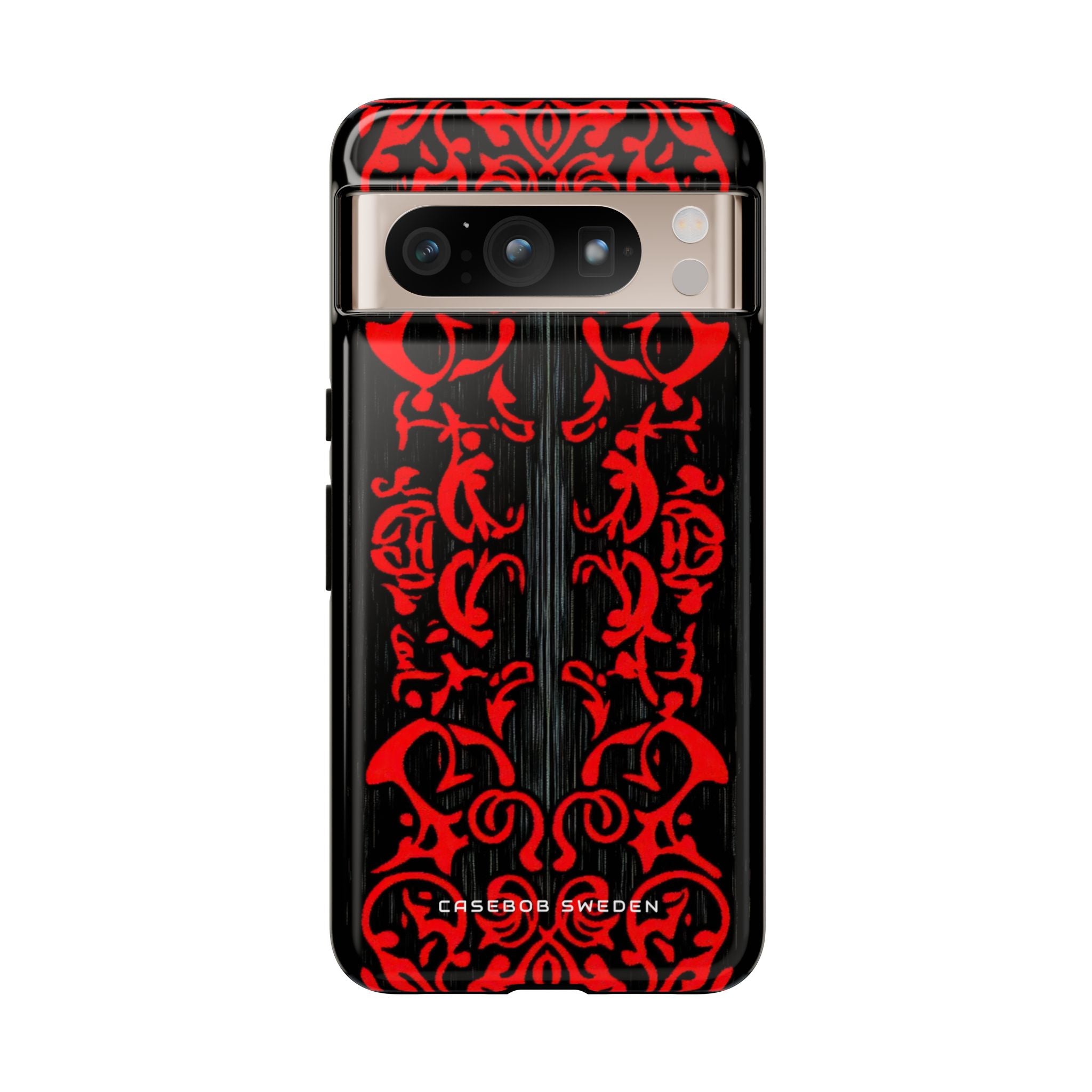 Gothic Crimson Symmetry Google Pixel 8 - Tough Phone Case