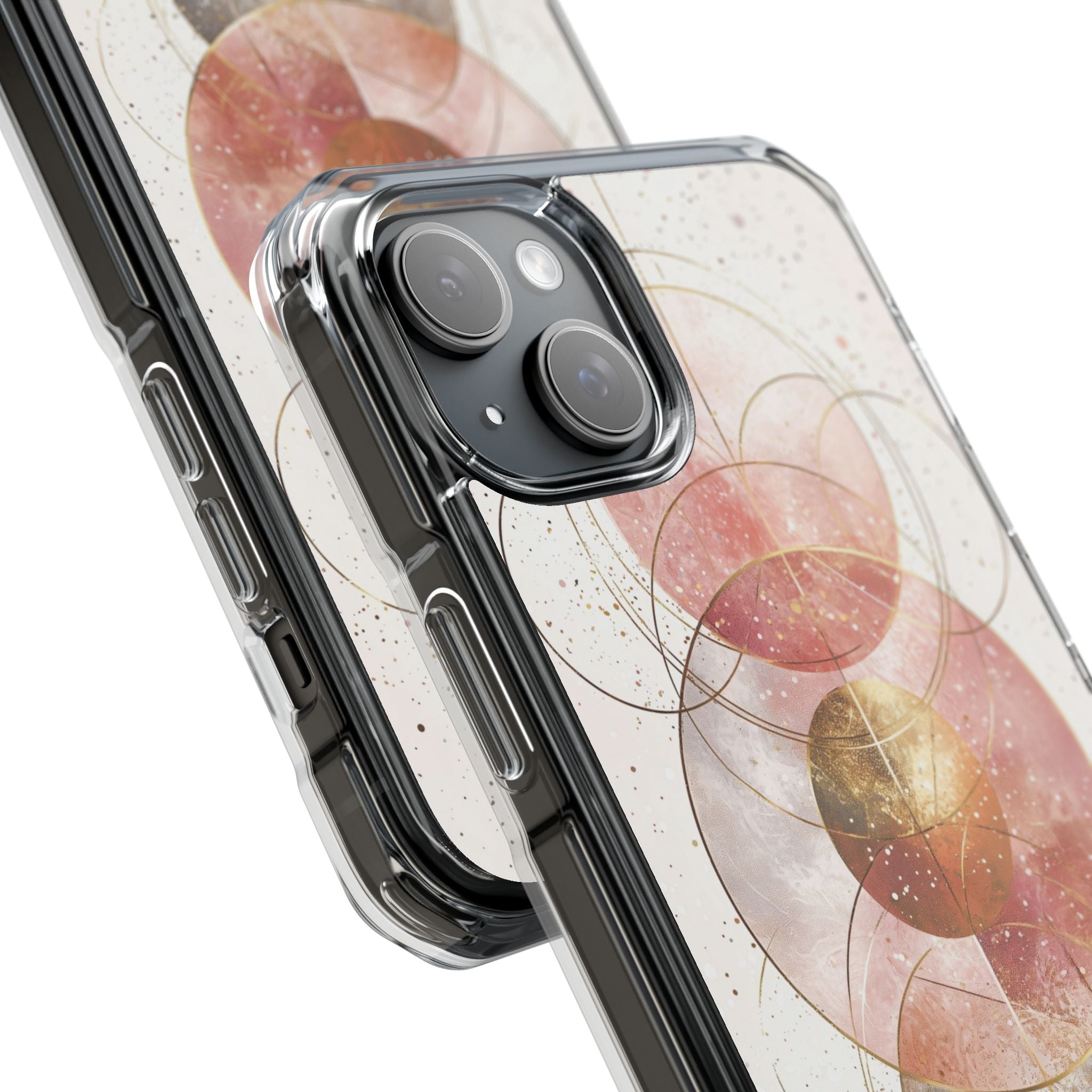 Circle Envelops Light iPhone Case - Impact