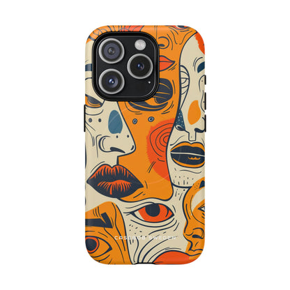 Gradient Face Mosaic iPhone 15 | Tough+ Phone Case