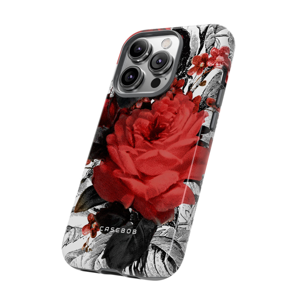 Cheruse Gothic Flower - Protective Phone Case