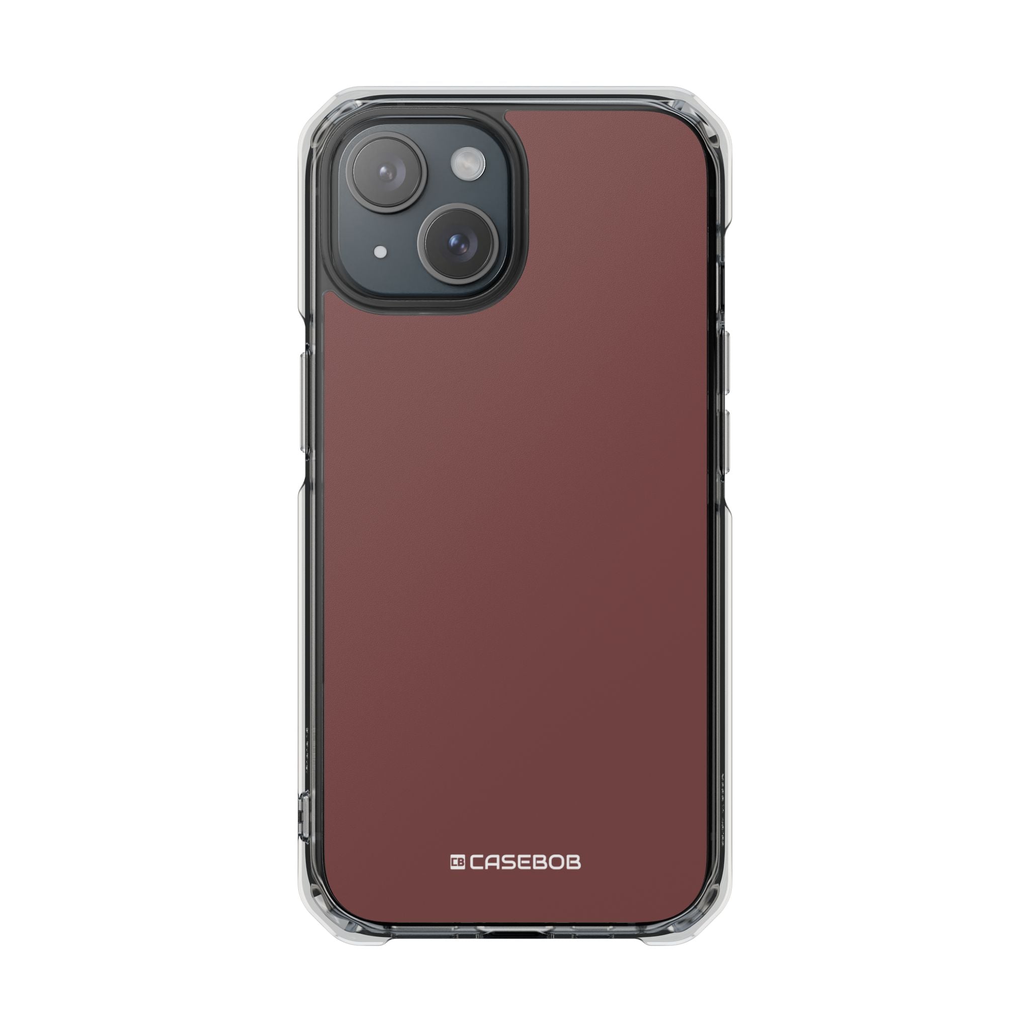 Tuscan Red - Clear Impact Case for iPhone