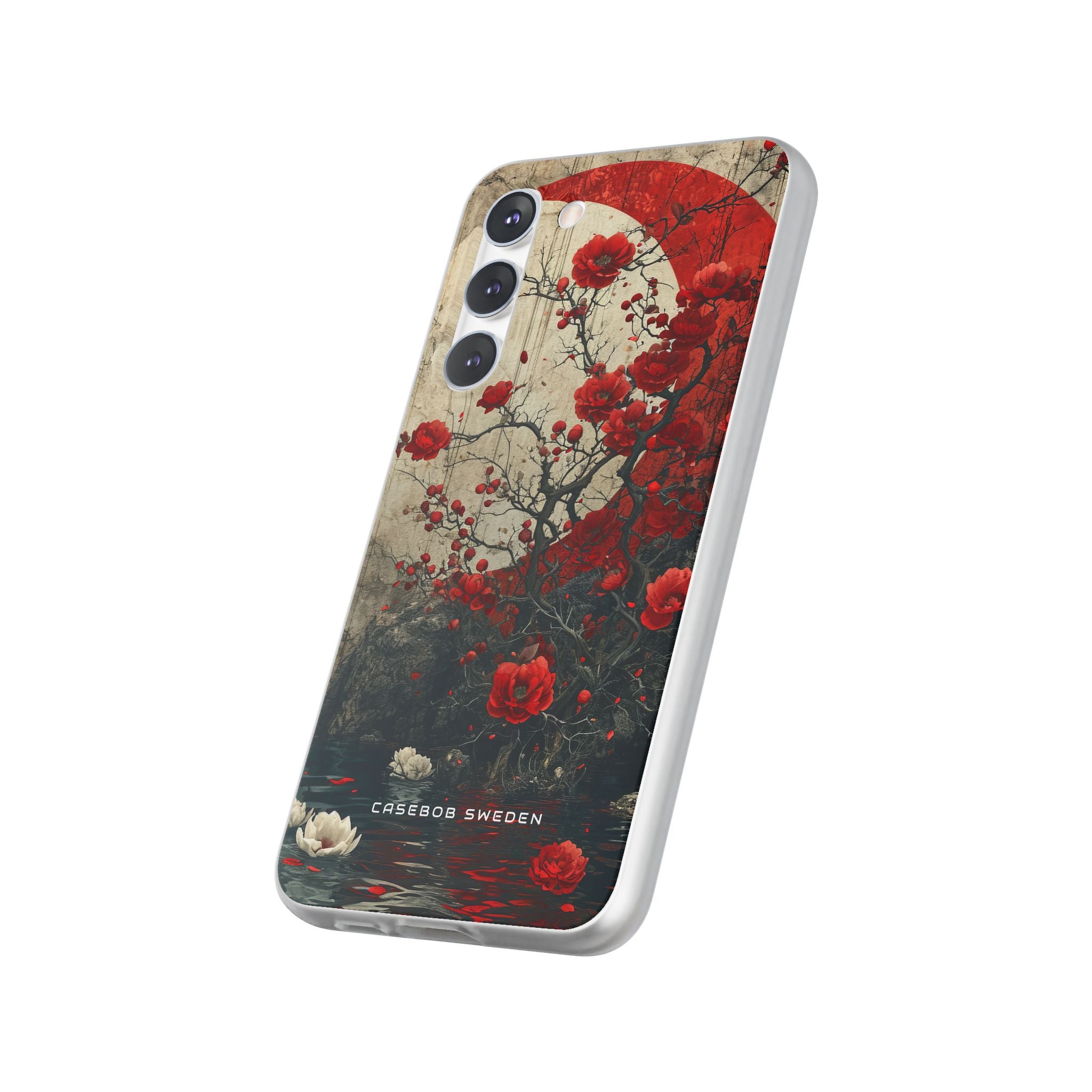 Zen Blossoms in Moonlight Samsung S23 - Flexi Phone Case