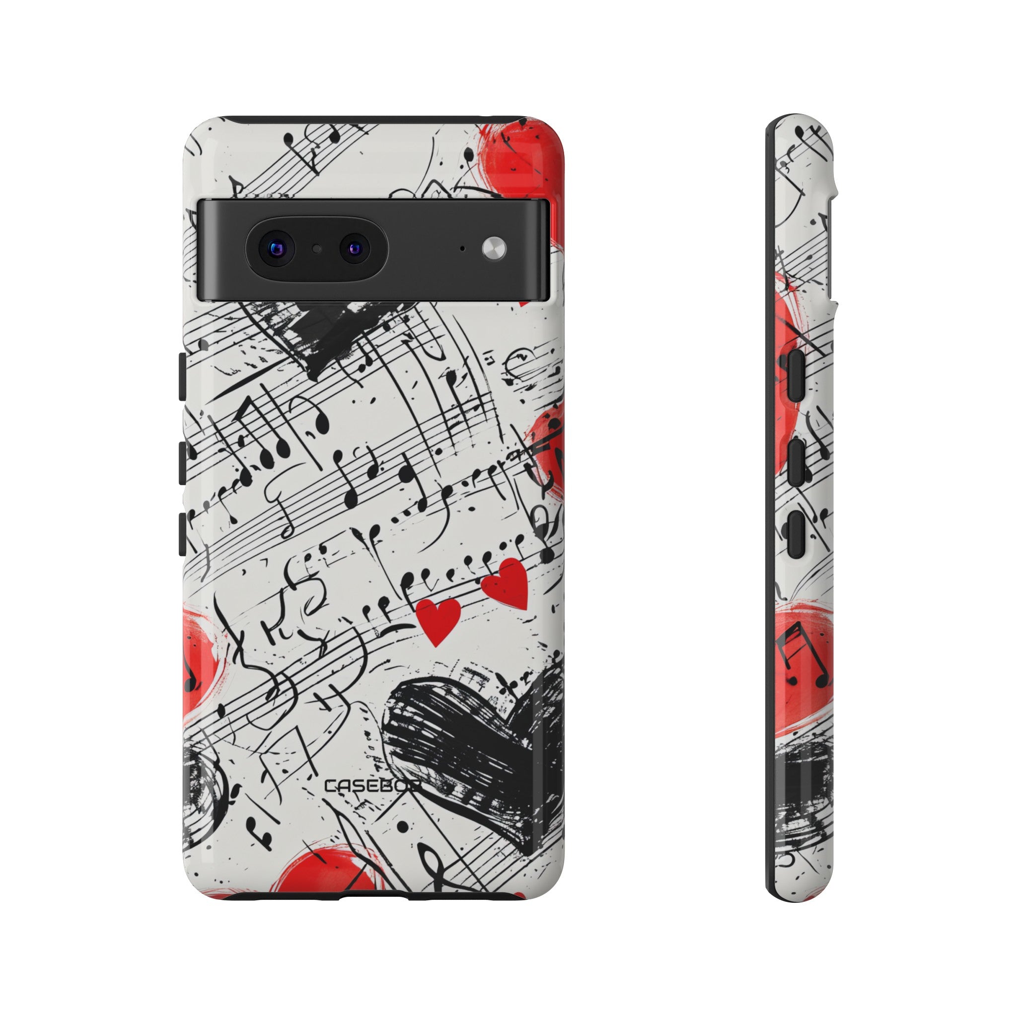 Melodic Love Notes - Protective Pixel Case - Protective Phone Case