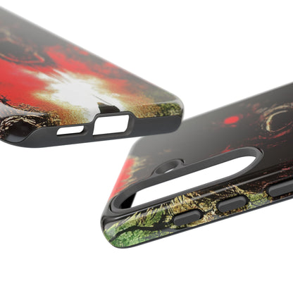 Crimson Wolf Samsung S25 Case - Tough