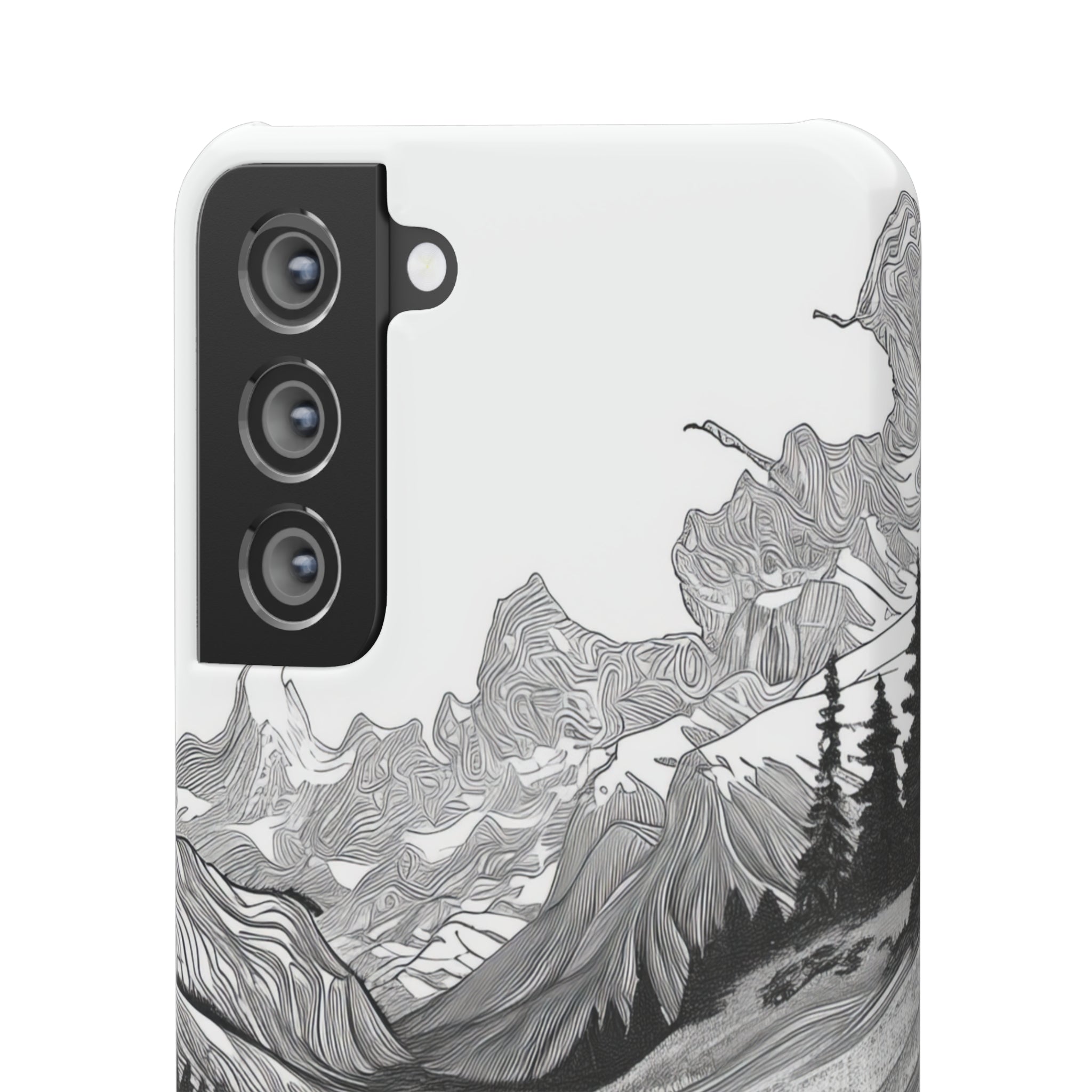 Monochrome Serenity | Slim Phone Case for Samsung