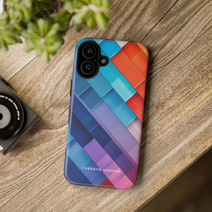 Vibrant GeoFlow iPhone 16 - Tough Phone Case