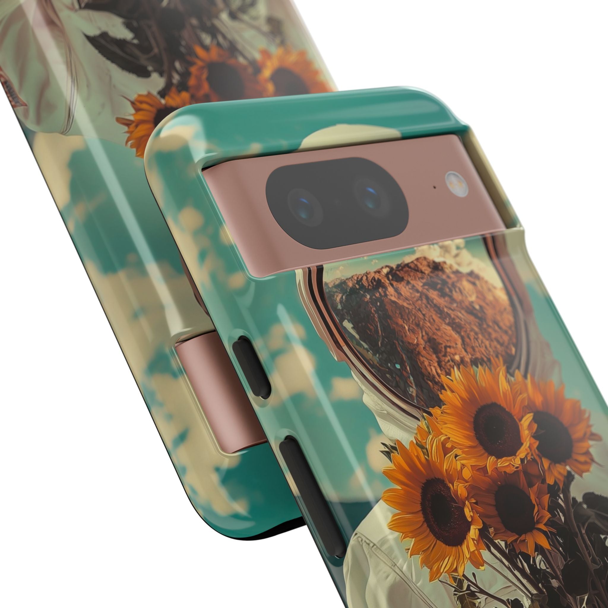 Sunflower Astronaut Google Pixel 8 Case - Tough