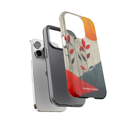 Gray Sunscape - Tough iPhone 14 Phone Case